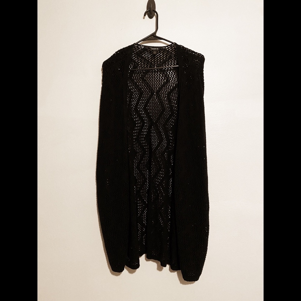 Torrid Crochet Sleeveless Shawl